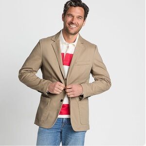 Lands' End Khaki Blazer, Men’s 38‎ Reg